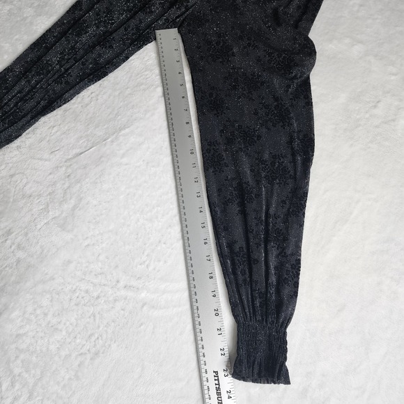 LEGGINGS PARK Sheer Pants Pull On Womens One Size - Picture 10 of 16